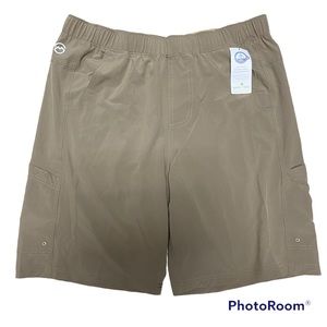 Magellan Outdoors Fish Gear Caddo Lake Shorts; Timbewolf; Men’s Large; NWT